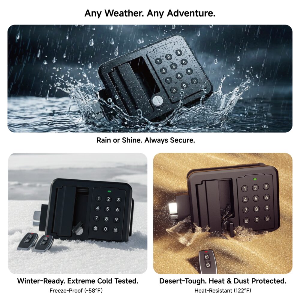 防水 ZK-78 Keyless RV Door Lock — The tough lock that keeps it simple.