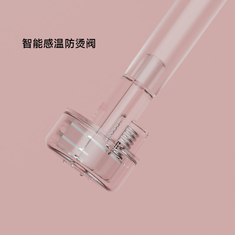 智能感温儿童保温杯防烫嘴设计 50℃自动锁水吸管杯 开盖不喷溅水壶
