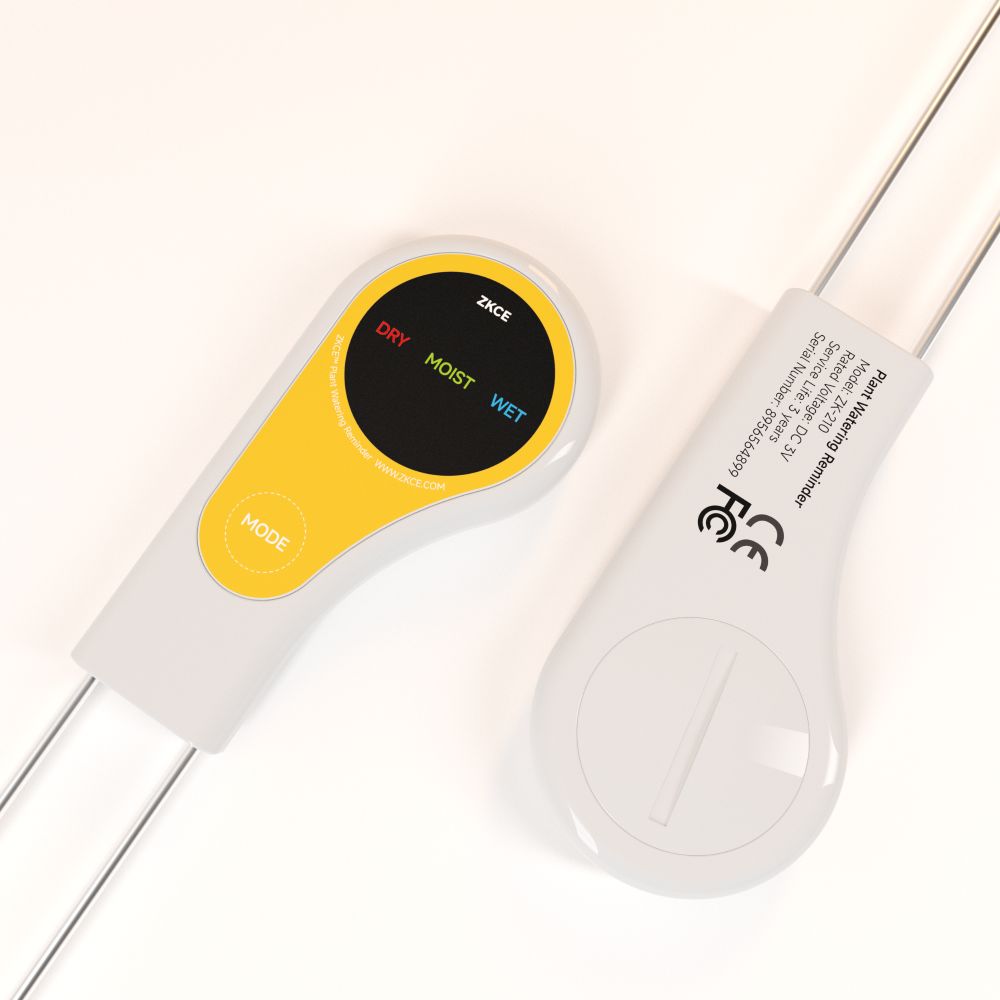Long Probe Deep Use Soil Moisture Meter, Water Monitor Indicator Sensor, Hygrometer for Outdoor Indoor Large Pot Plants, Flower, Gardening, Farming